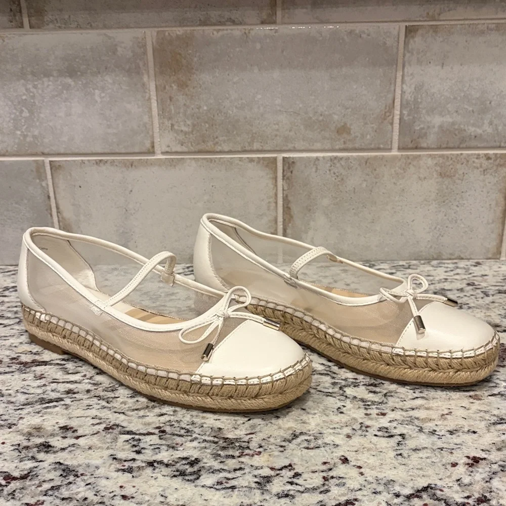 Dolce Vita White Mesh Cambre Slip-On Sneakers